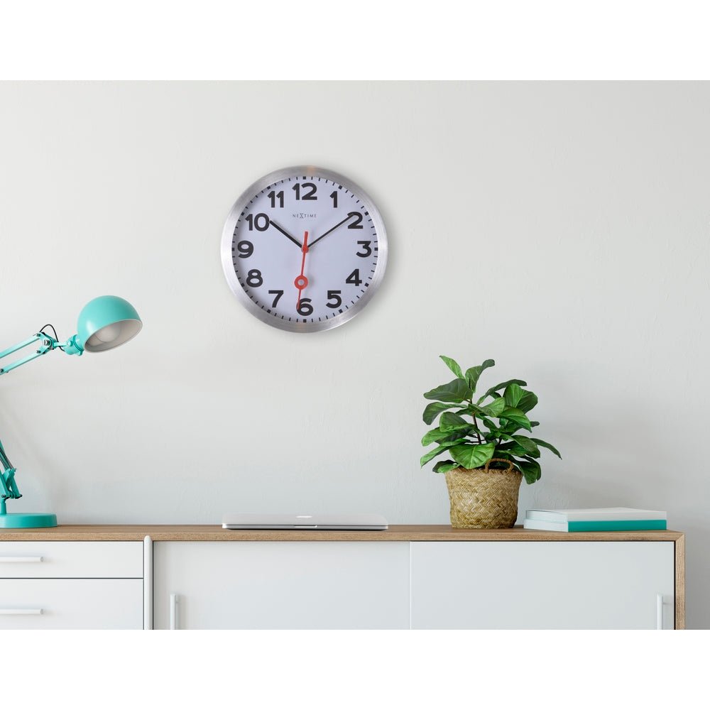 Station Numbers Wall Clock 34cm - TickTockClocks