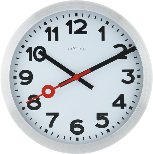 Station Numbers Wall Clock 34cm - TickTockClocks