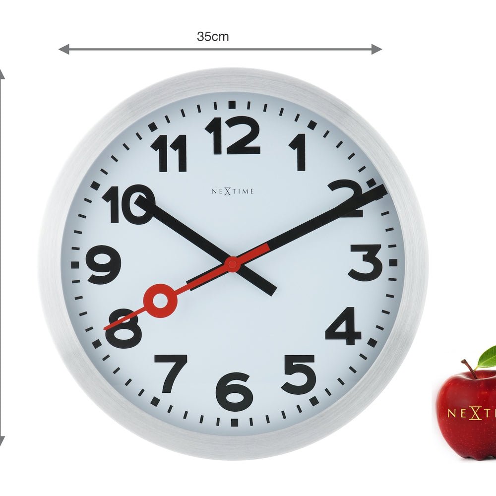 Station Numbers Wall Clock 34cm - TickTockClocks
