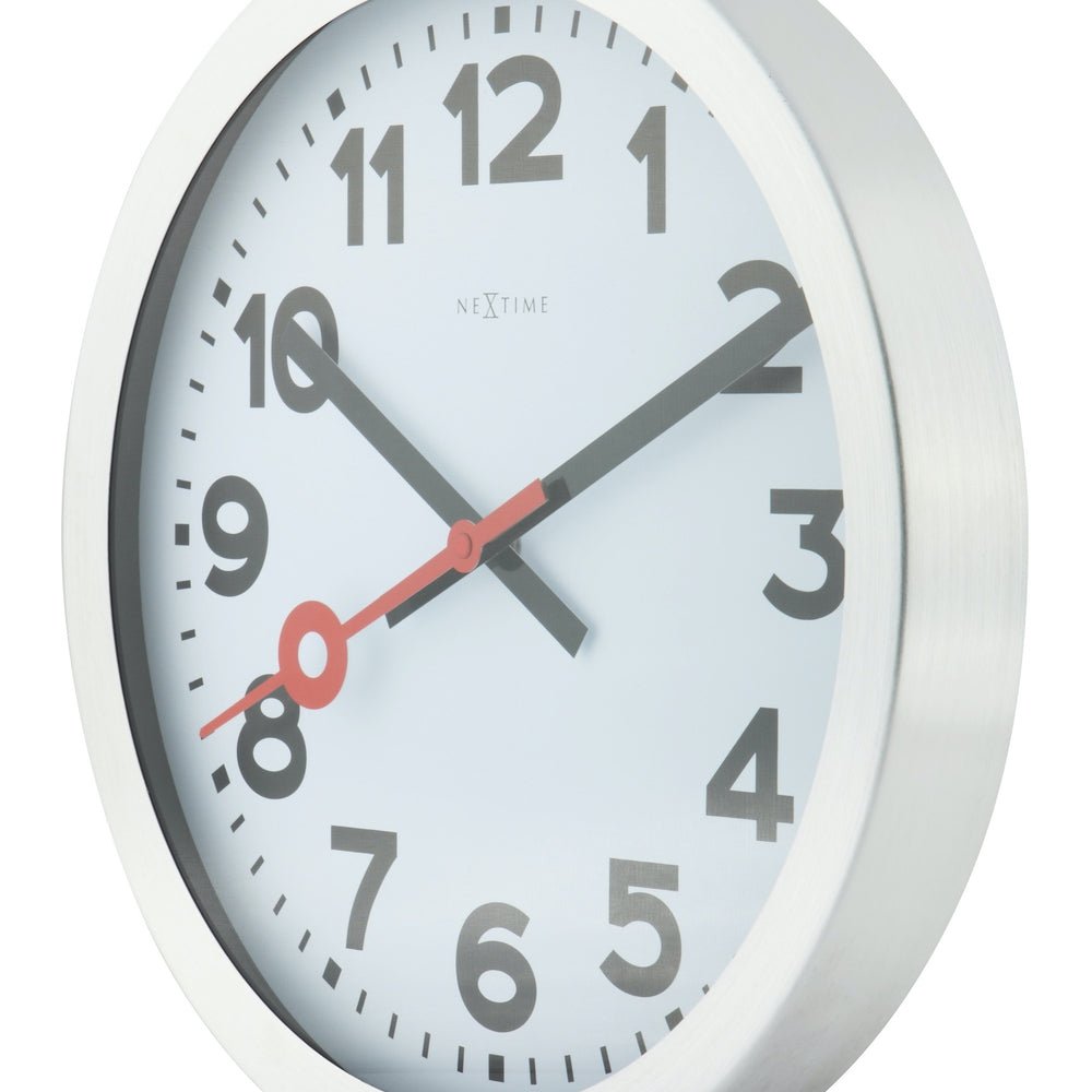 Station Numbers Wall Clock 34cm - TickTockClocks