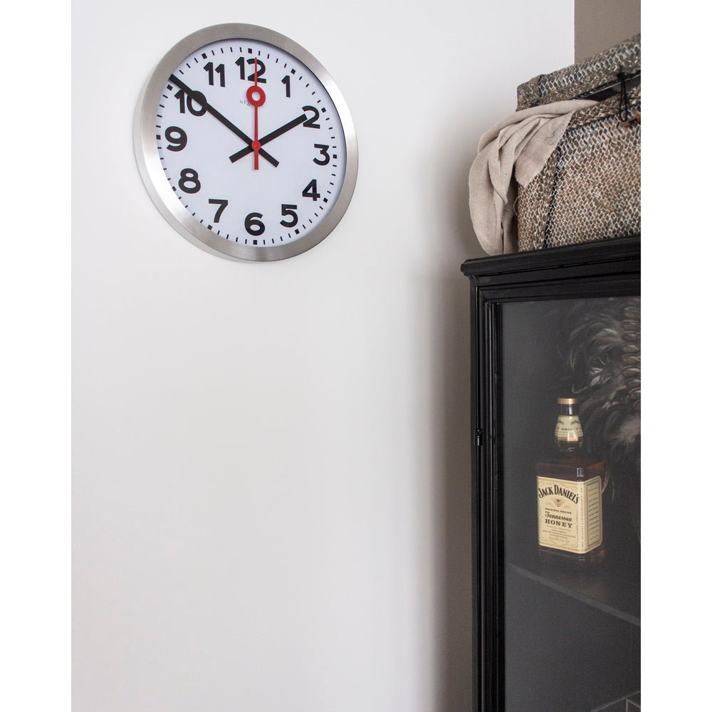 Station Numbers Wall Clock 34cm - TickTockClocks