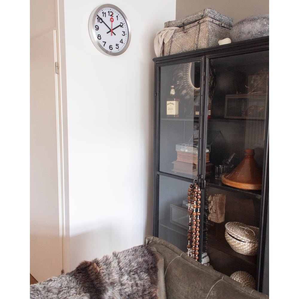 Station Numbers Wall Clock 34cm - TickTockClocks