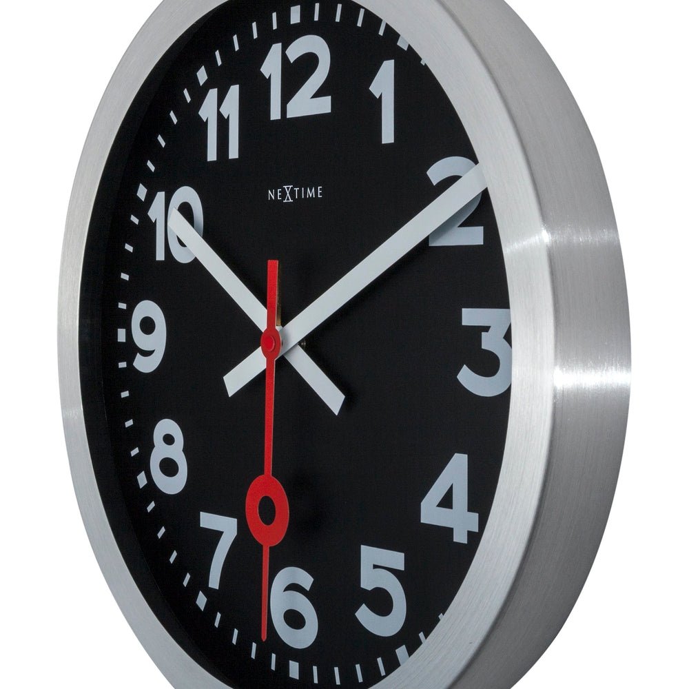 Station Numbers Wall Clock 35cm - TickTockClocks