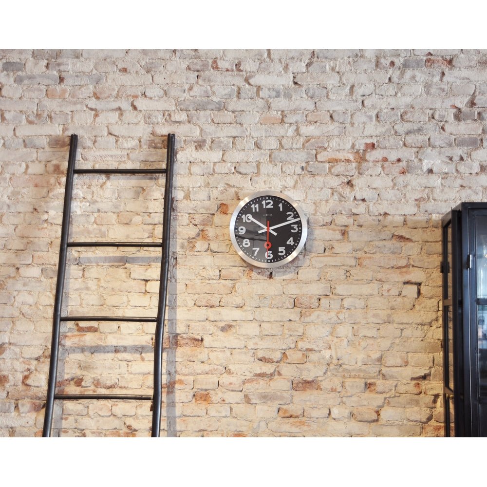 Station Numbers Wall Clock 35cm - TickTockClocks