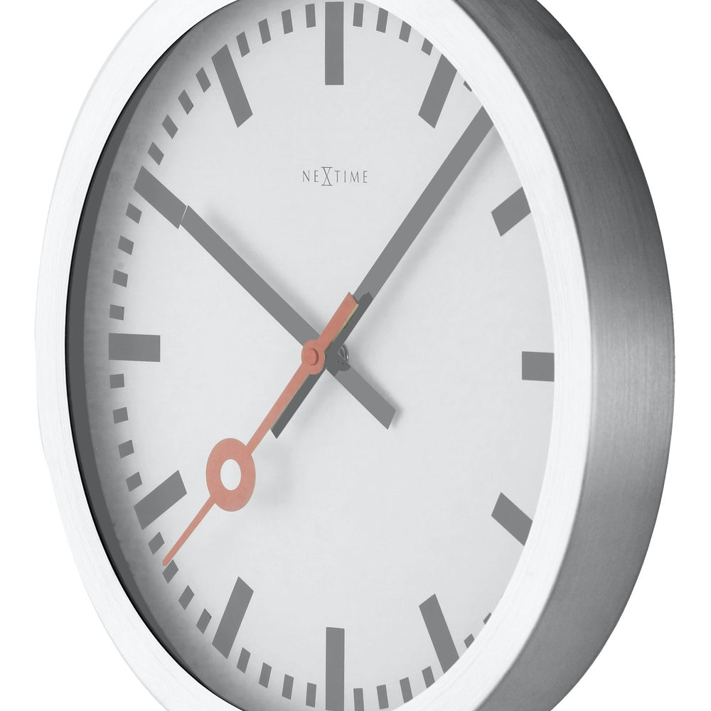 Station Stripe Wall Clock 34cm - TickTockClocks