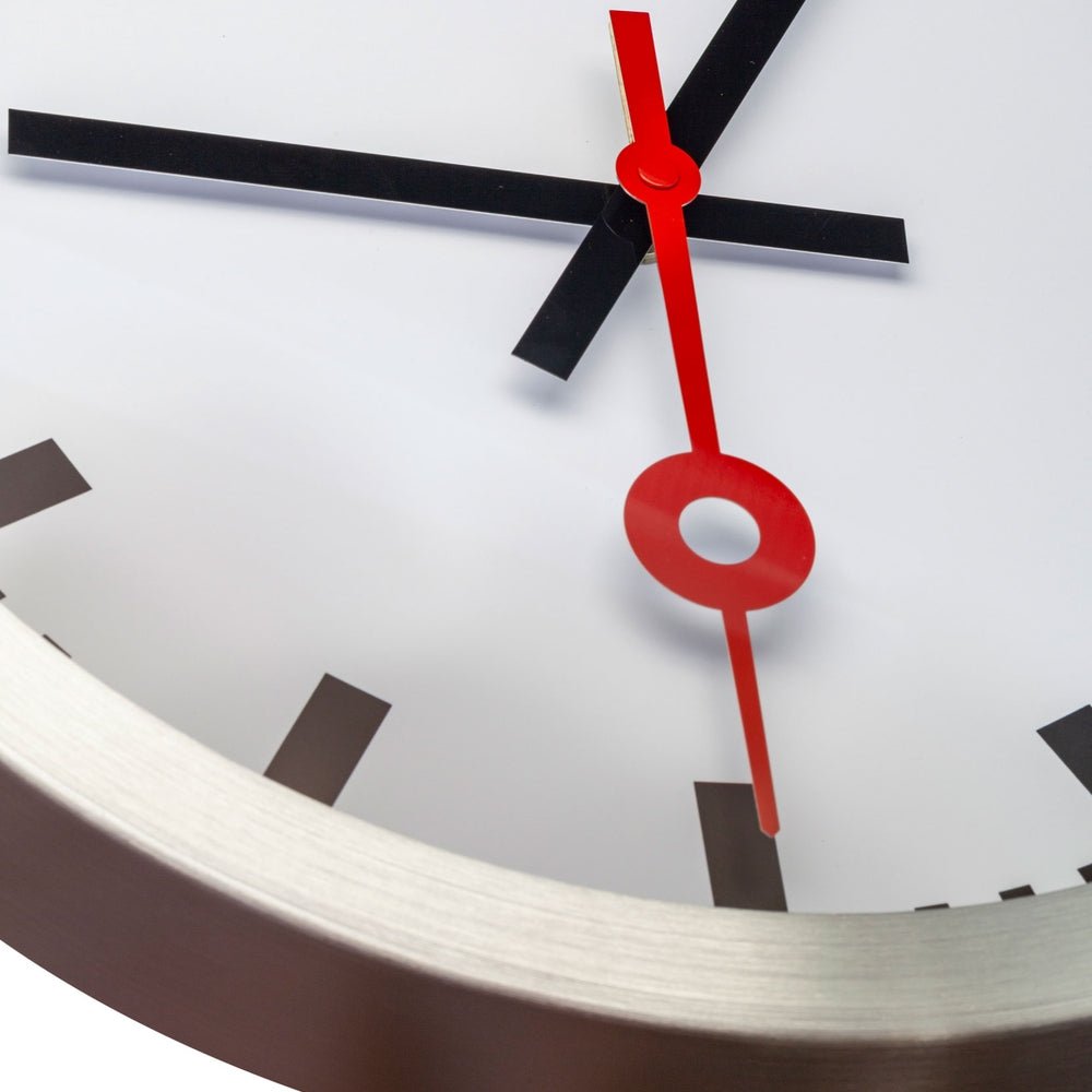 Station Stripe Wall Clock 34cm - TickTockClocks