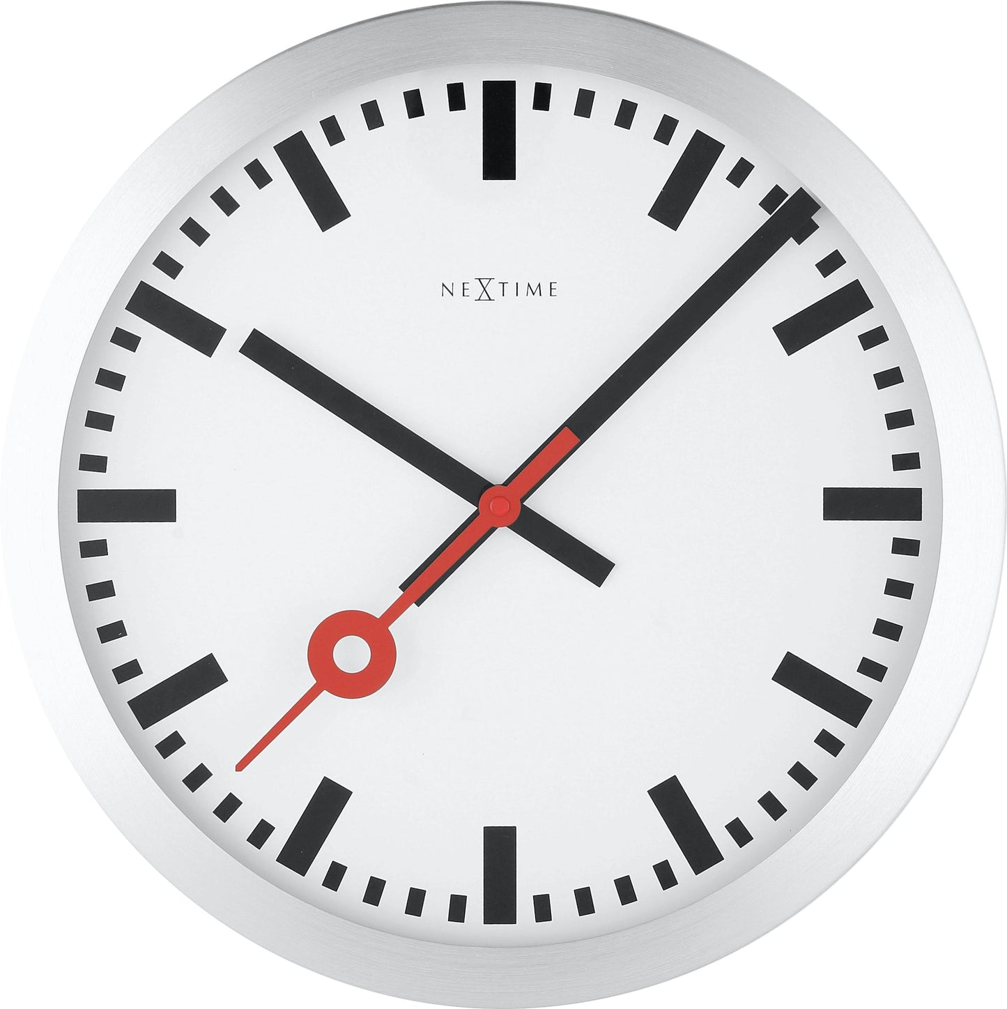 Station Stripe Wall Clock 34cm - TickTockClocks