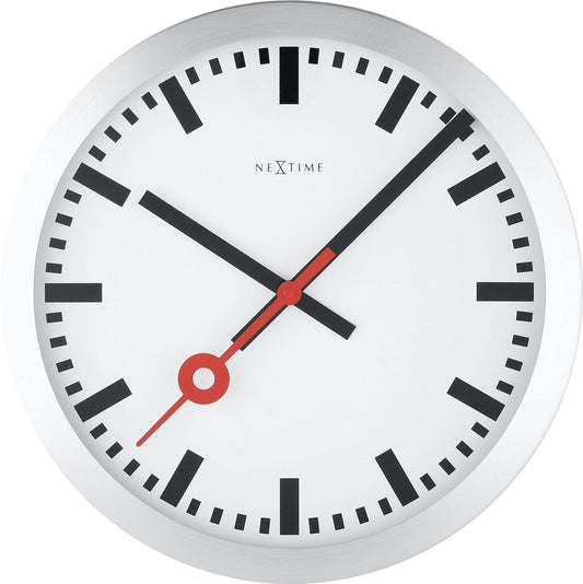 Station Stripe Wall Clock 34cm - TickTockClocks