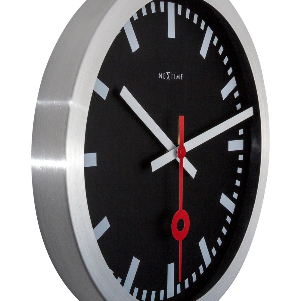 Station Stripe Wall Clock 35cm - TickTockClocks