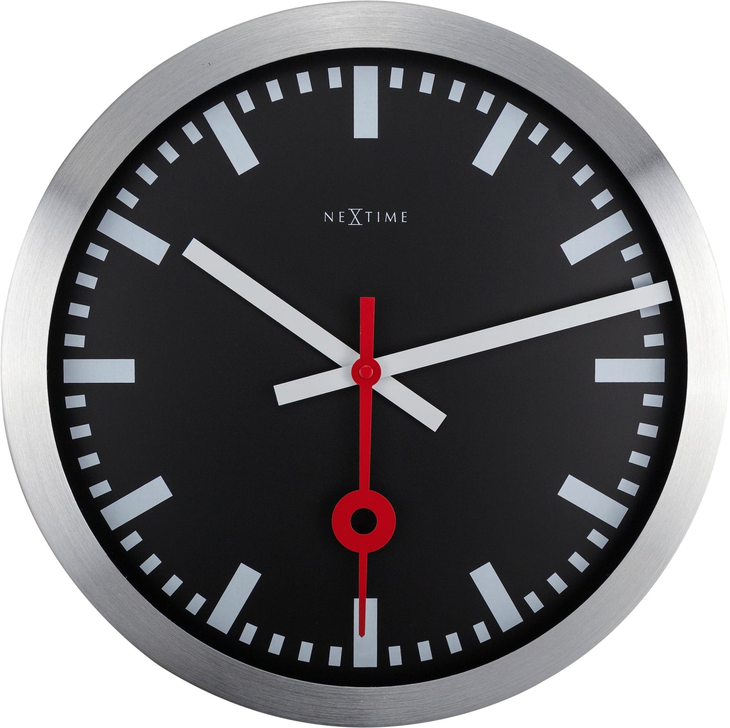 Station Stripe Wall Clock 35cm - TickTockClocks