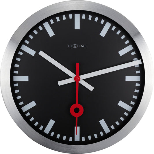 Station Stripe Wall Clock 35cm - TickTockClocks