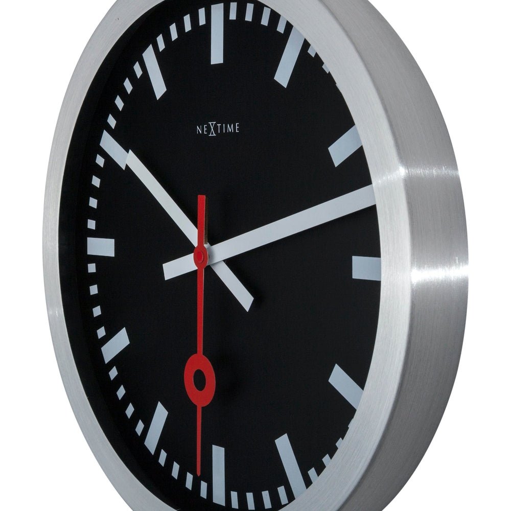 Station Stripe Wall Clock 35cm - TickTockClocks
