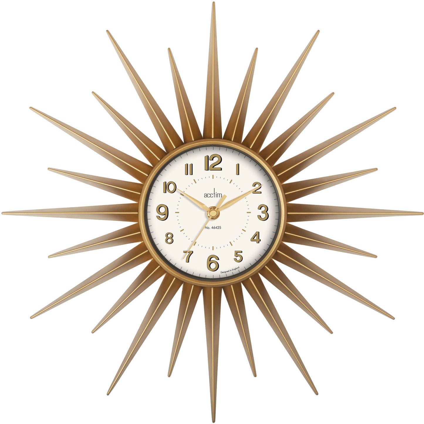 Stella Gold Wall Clock 43cm - TickTockClocks