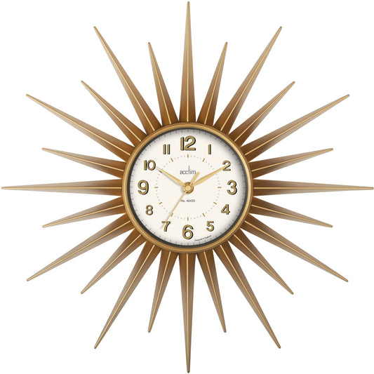 Stella Gold Wall Clock 43cm - TickTockClocks