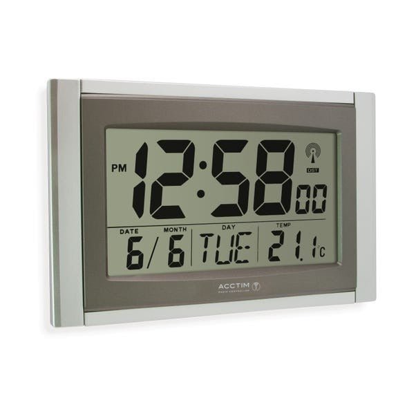Stratus Digital Wall Clock 27cm - TickTockClocks