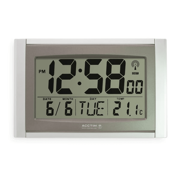 Stratus Digital Wall Clock 27cm - TickTockClocks