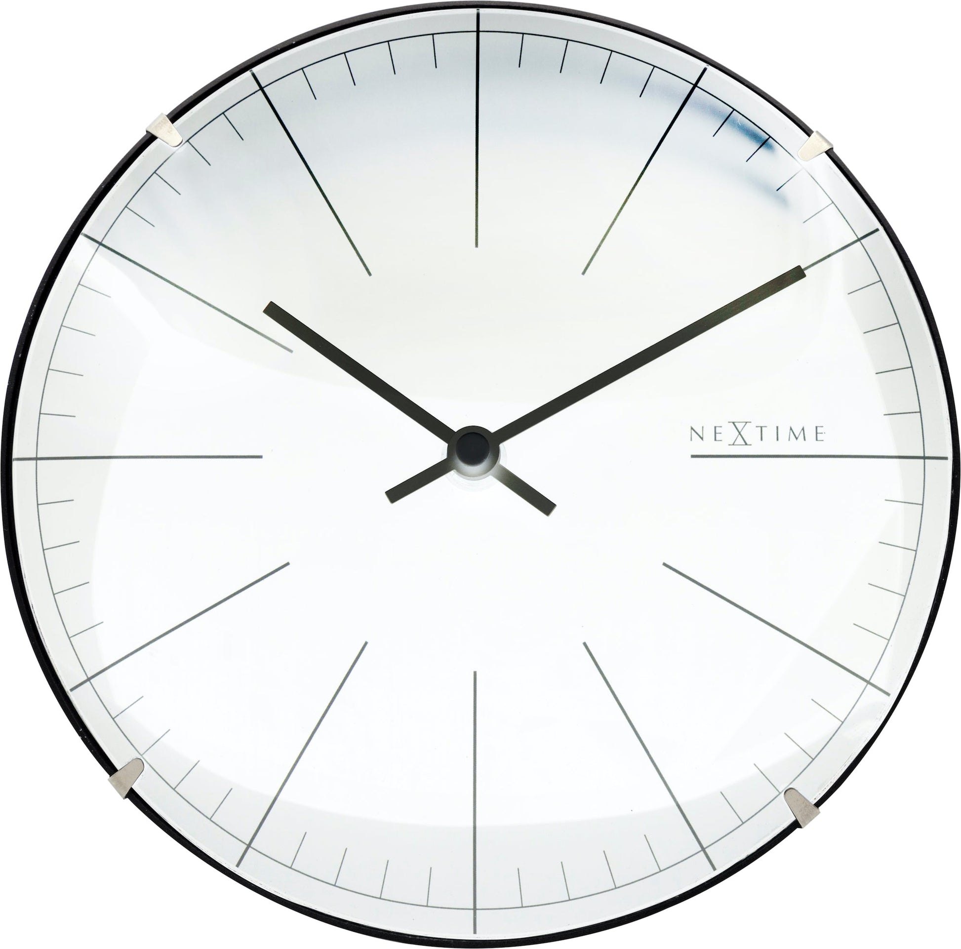 Stripe Mini Dome Wall Clock 20cm - TickTockClocks