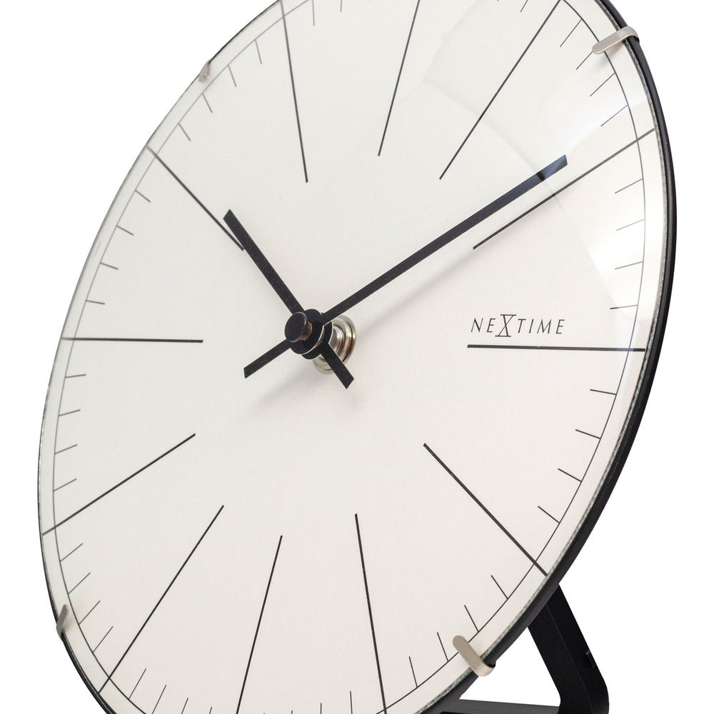 Stripe Mini Dome Wall Clock 20cm - TickTockClocks