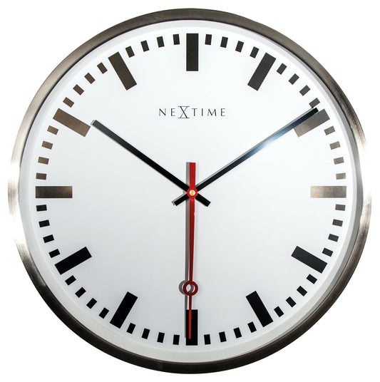 Super Station Numbers Wall Clock 55cm - TickTockClocks