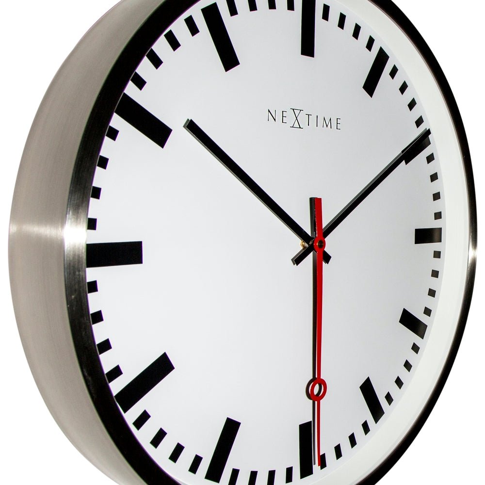 Super Station Numbers Wall Clock 55cm - TickTockClocks