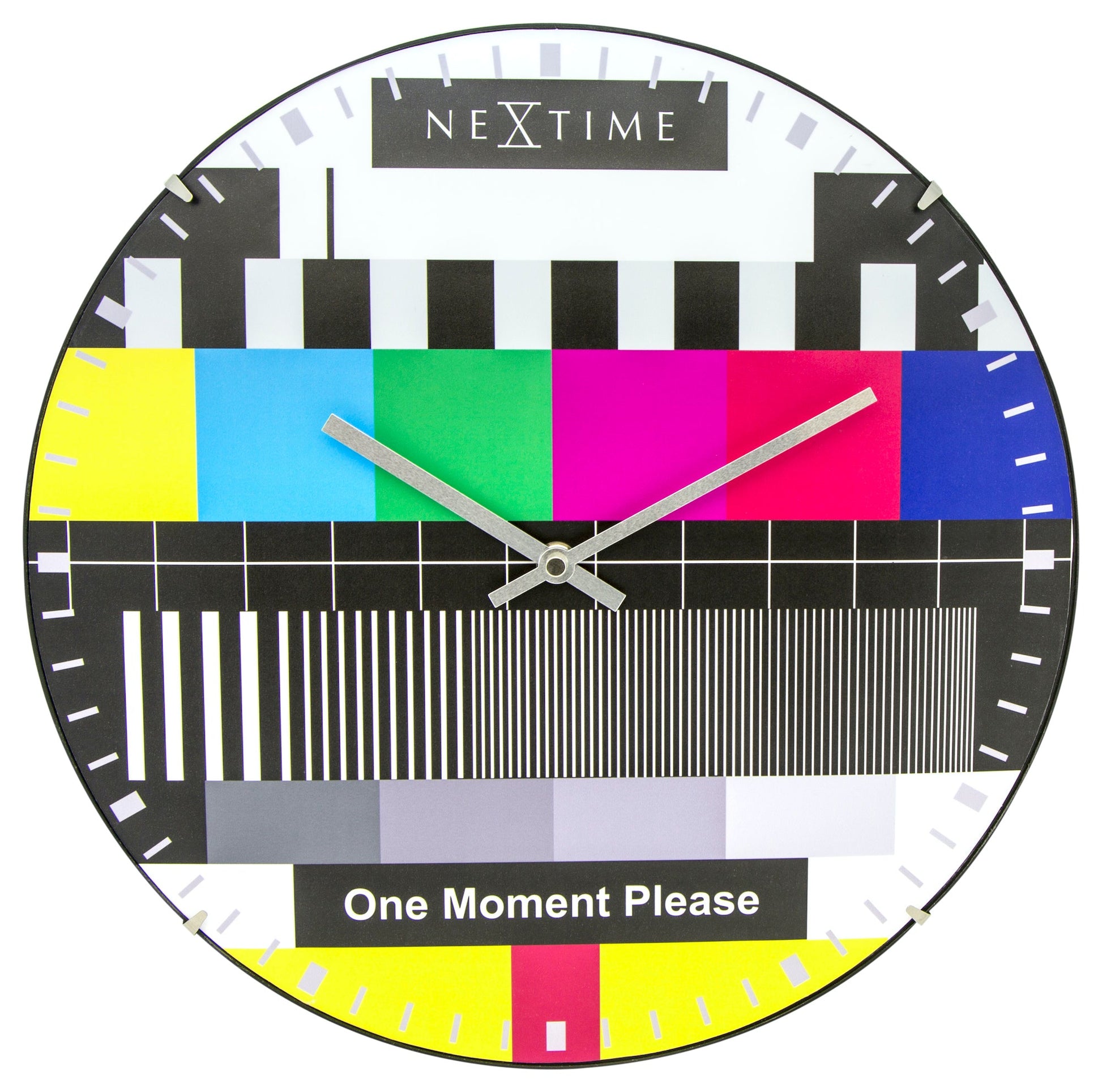 Testpage Dome Wall Clock 35cm - TickTockClocks