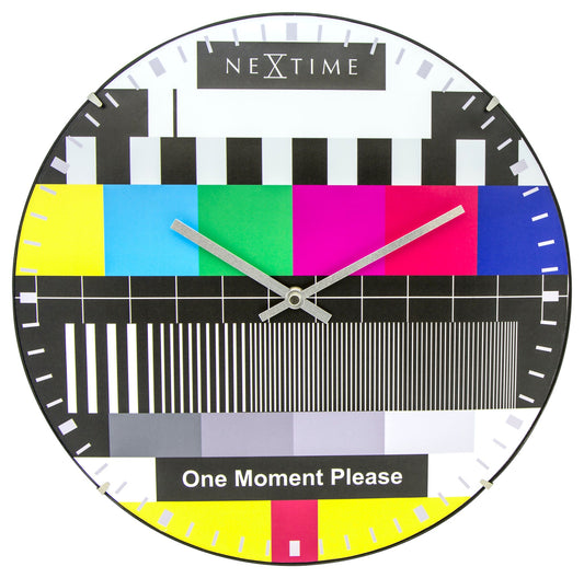 Testpage Dome Wall Clock 35cm - TickTockClocks