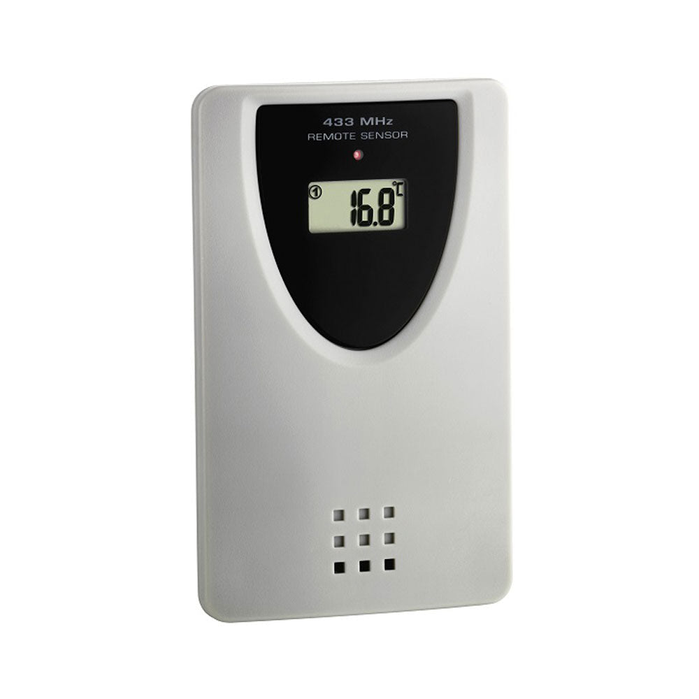 TFA Xl Radio Controlled Wall Clock With Indoor/Outdoor Temperature 37cm - TickTockClocks