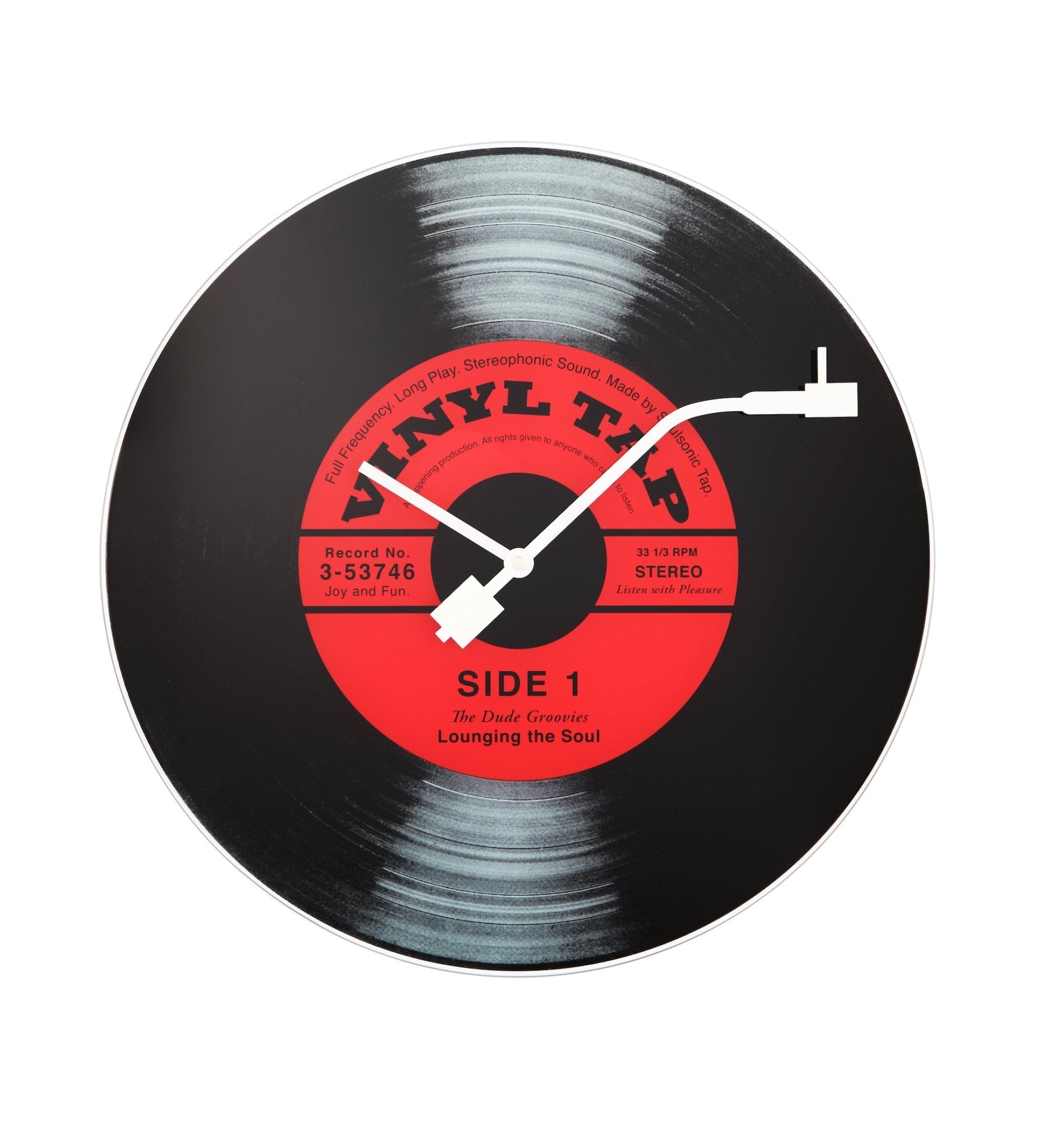 Vinyl Tap Wall Clock 43cm - TickTockClocks