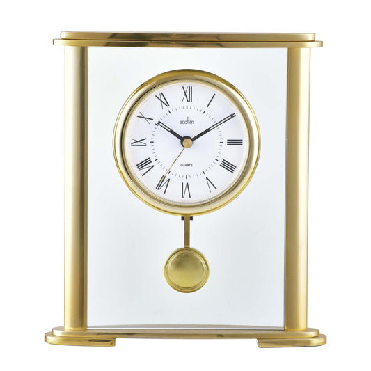 Welwyn Gold Mantel Clock 20cm - TickTockClocks