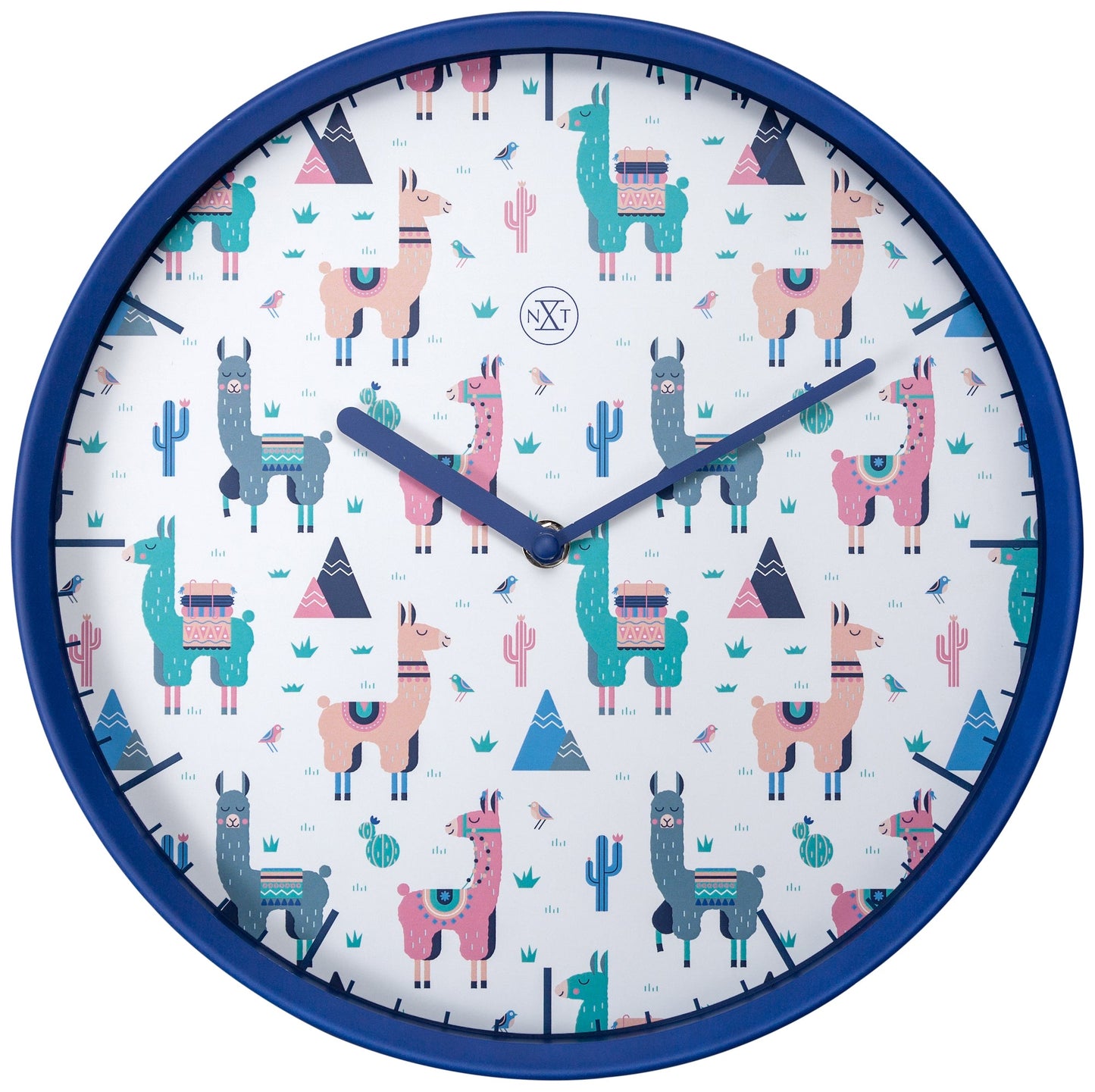 White Alpaca Wall Clock 30cm - TickTockClocks