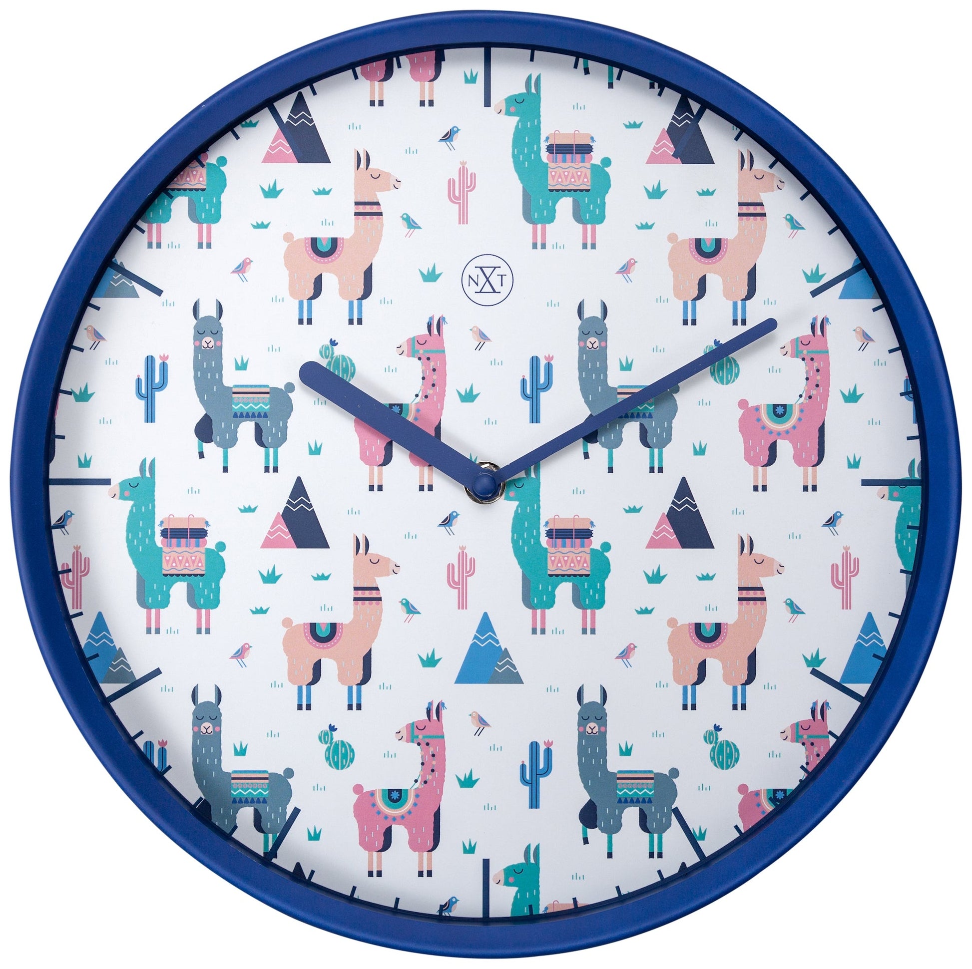 White Alpaca Wall Clock 30cm - TickTockClocks