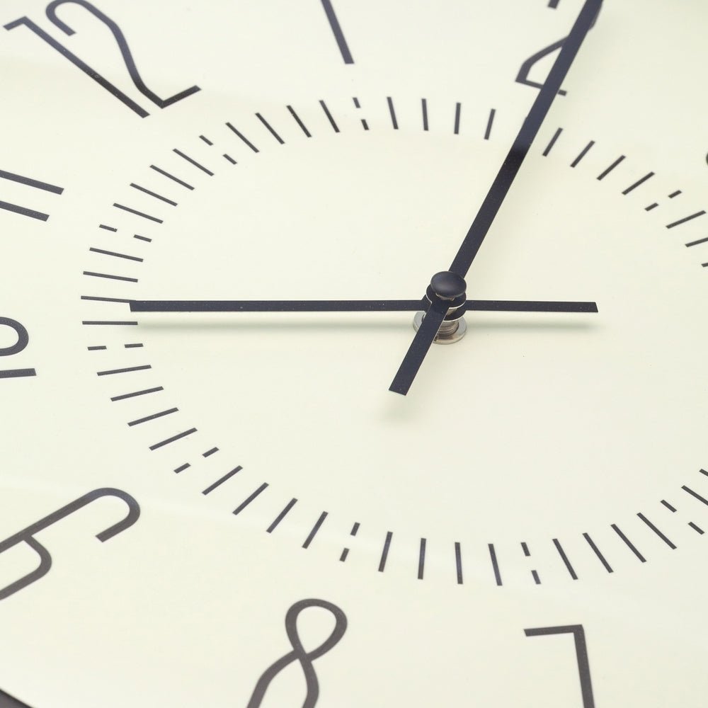White Luminous Wall Clock 35cm - TickTockClocks