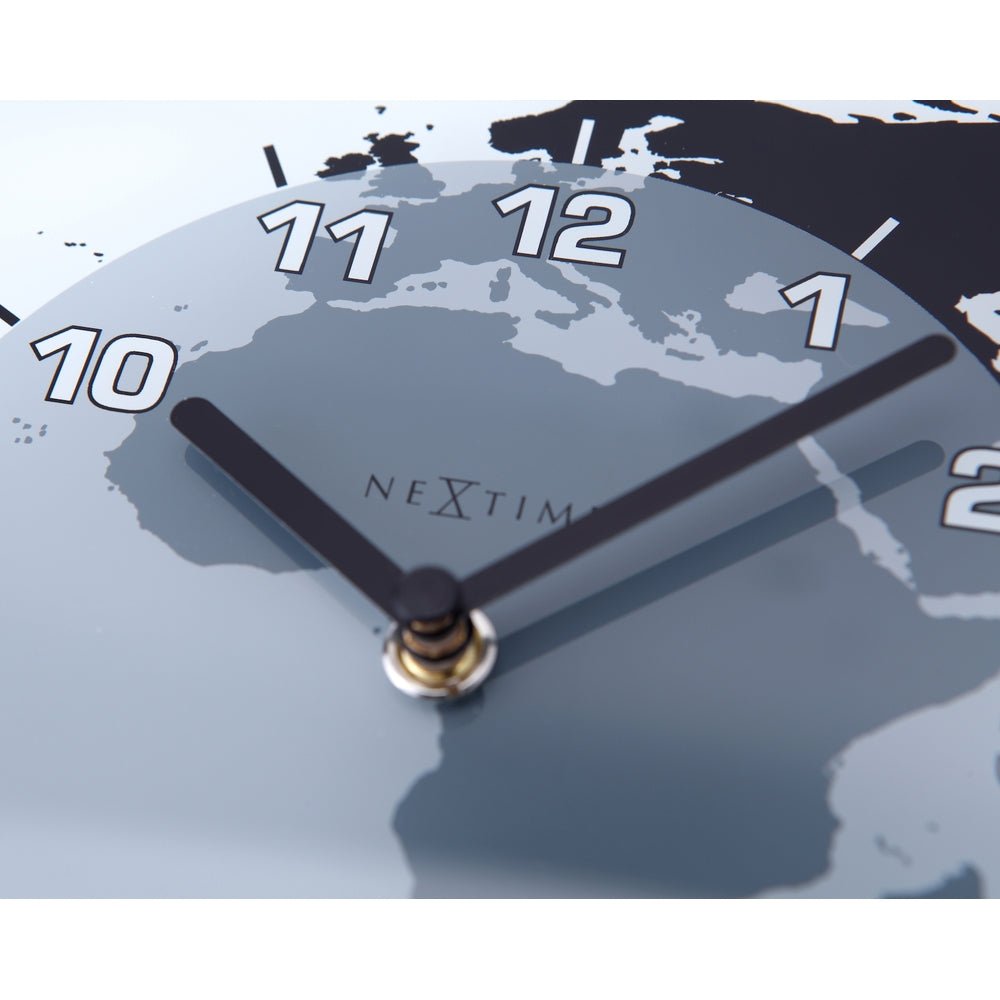 White Mondial Wall Clock 50cm - TickTockClocks