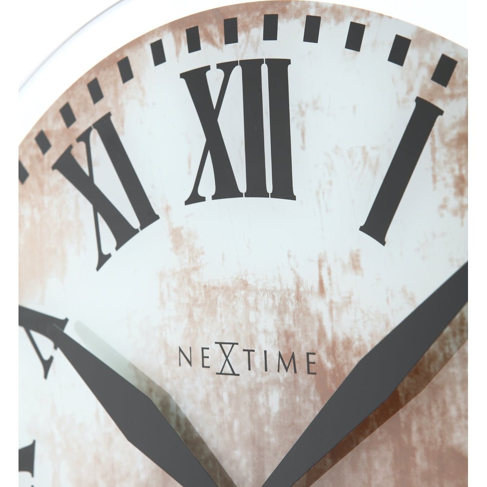 White Romana Wall Clock 43cm - TickTockClocks