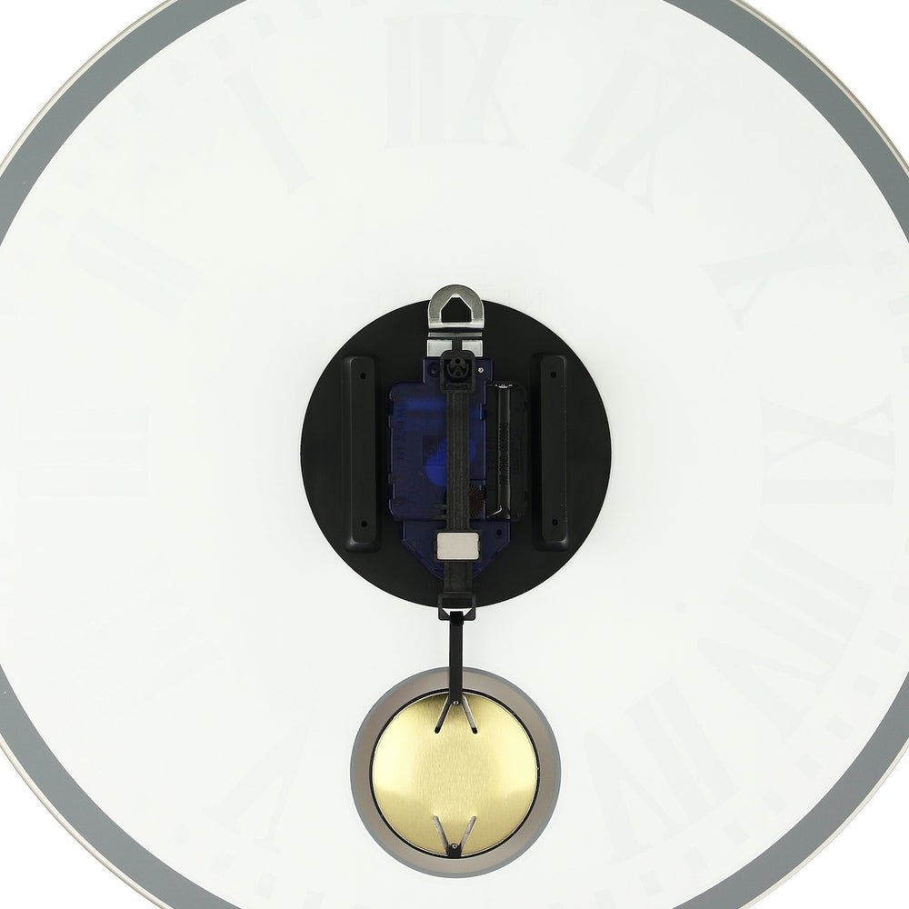 White Romana Wall Clock 43cm - TickTockClocks