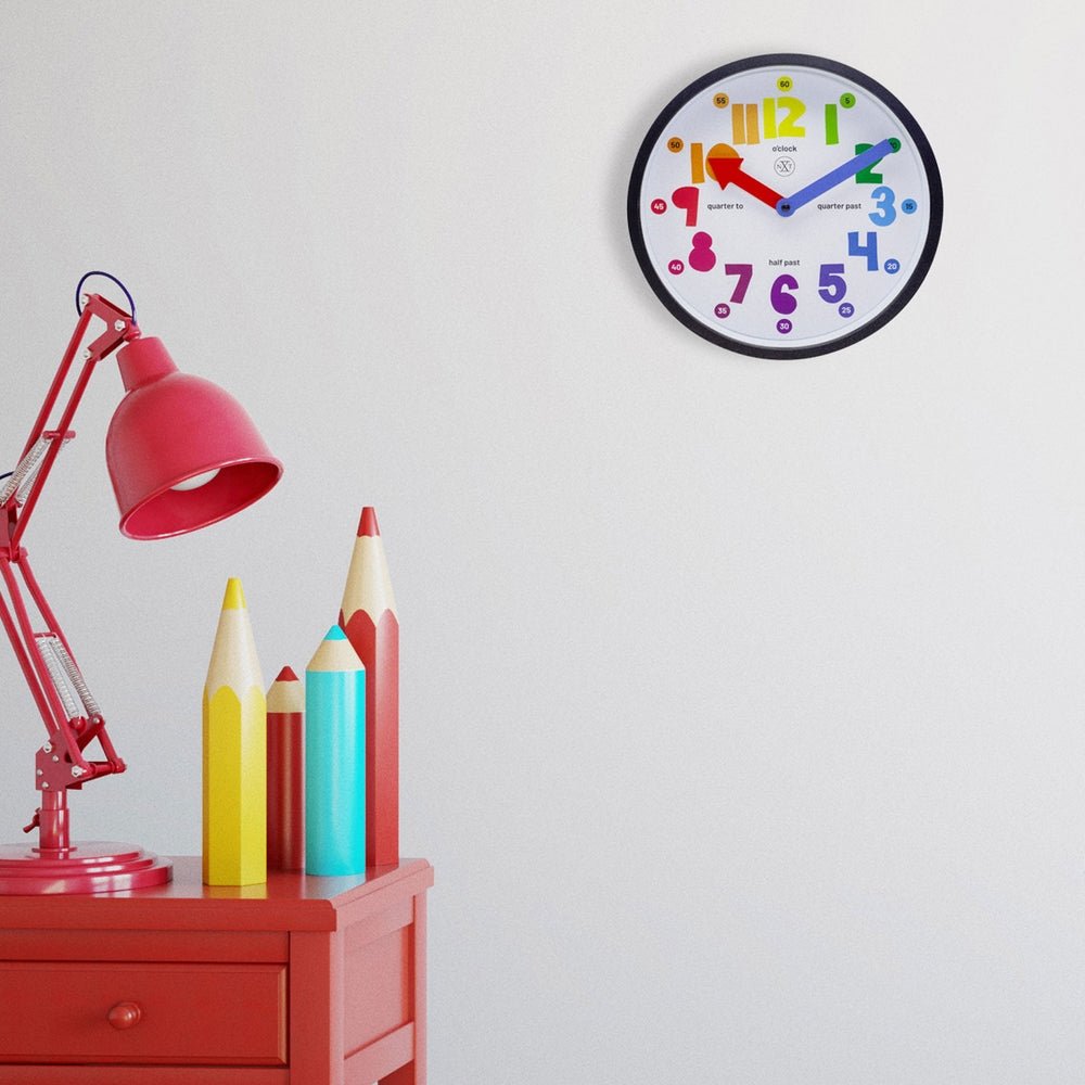 White Sophia Wall Clock 26cm - TickTockClocks