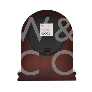 William Widdop Arched Walnut Mantel Clock - TickTockClocks