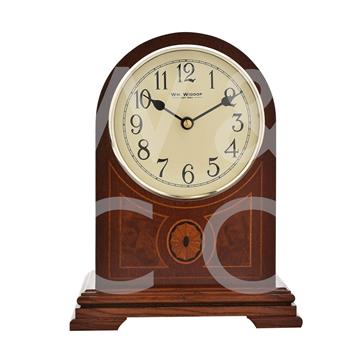WILLIAM WIDDOP® Wooden Barrister Melody Mantel Clock - TickTockClocks