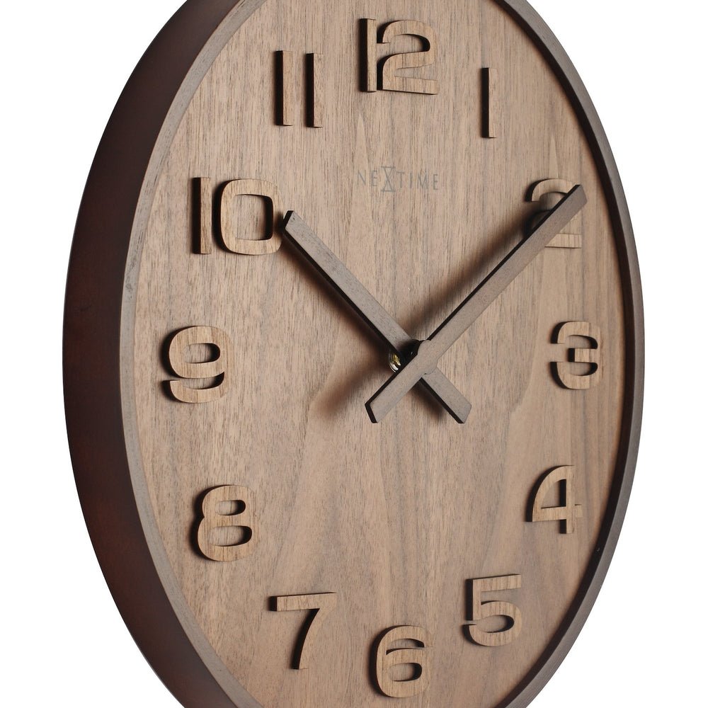 Wood Wood Wall Clock 35cm - TickTockClocks