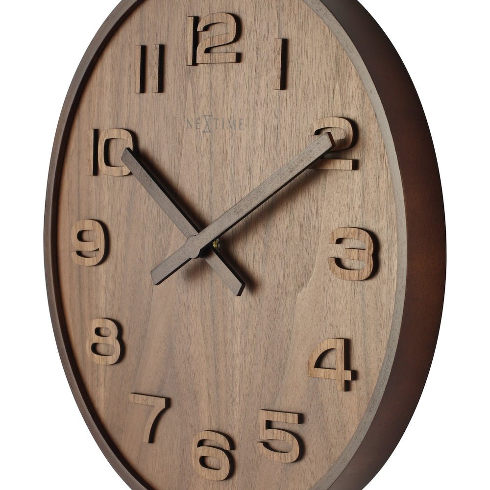 Wood Wood Wall Clock 35cm - TickTockClocks