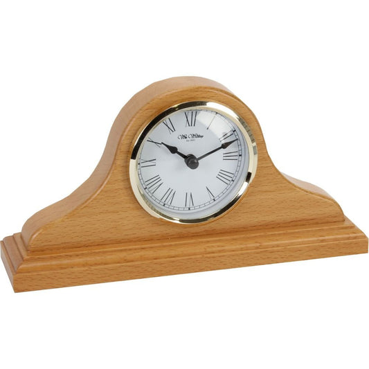 Wooden Mantel Clock Napoleon 24.5cm - TickTockClocks