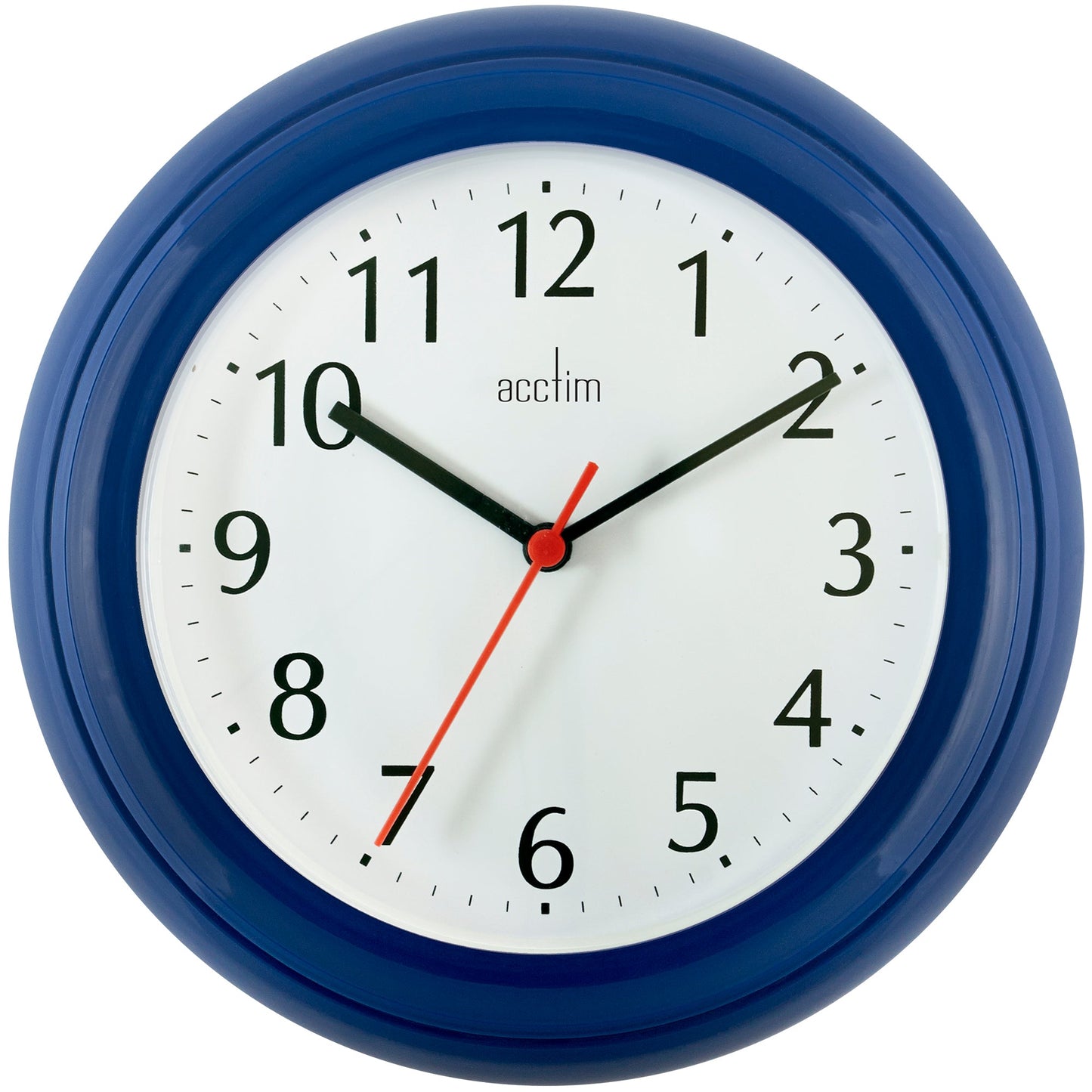 Wycombe Blue Wall Clock 22.5cm - TickTockClocks
