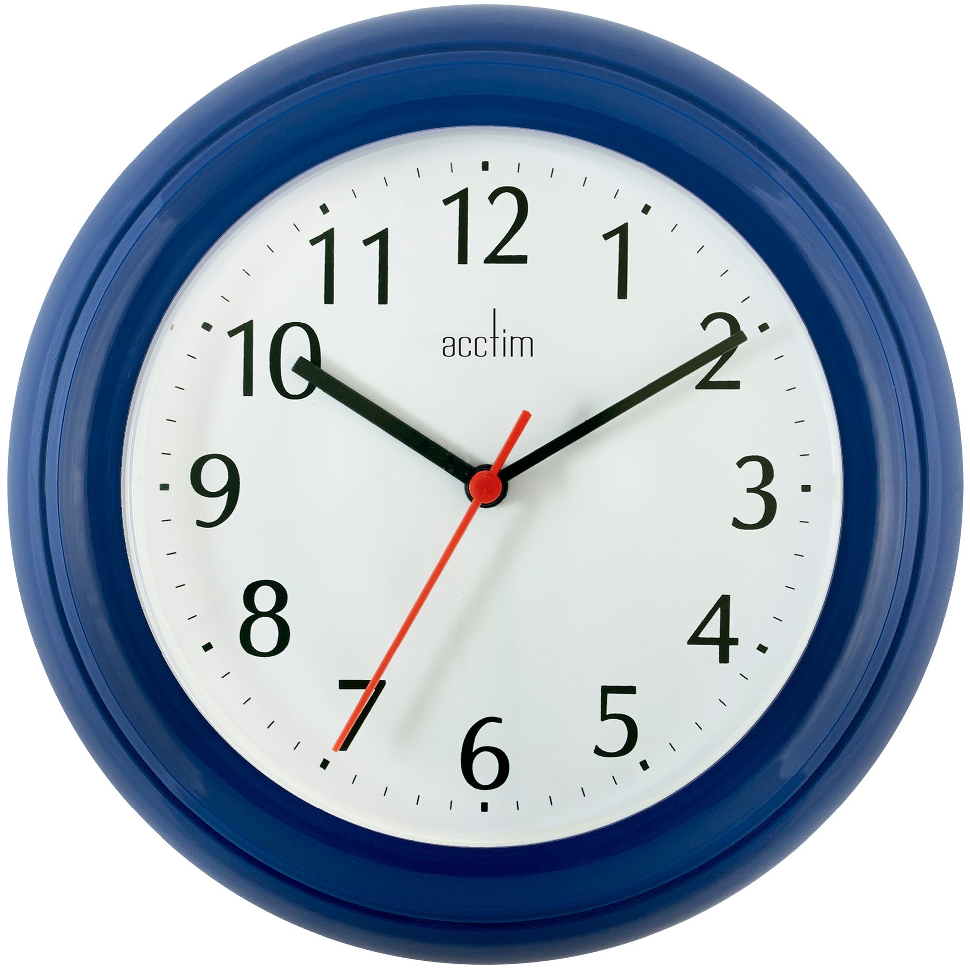 Wycombe Blue Wall Clock 22.5cm - TickTockClocks