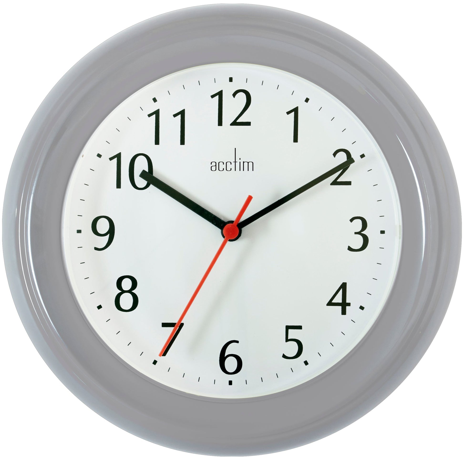 Wycombe Silver Wall Clock 22.5cm - TickTockClocks