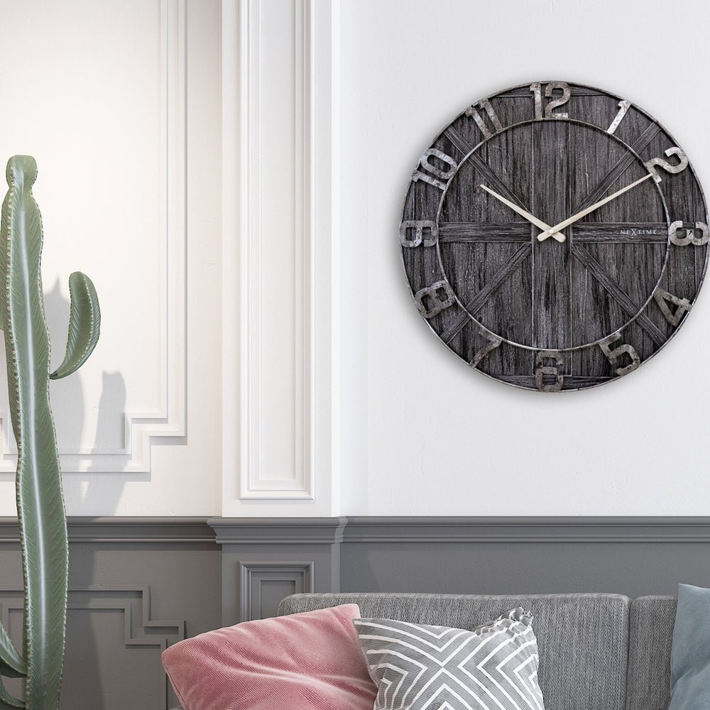 York NeXtime Wall Clock 50cm - TickTockClocks