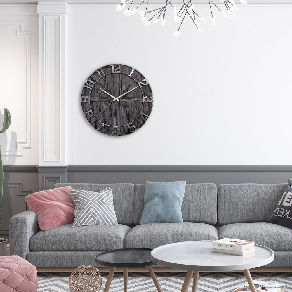 York NeXtime Wall Clock 50cm - TickTockClocks